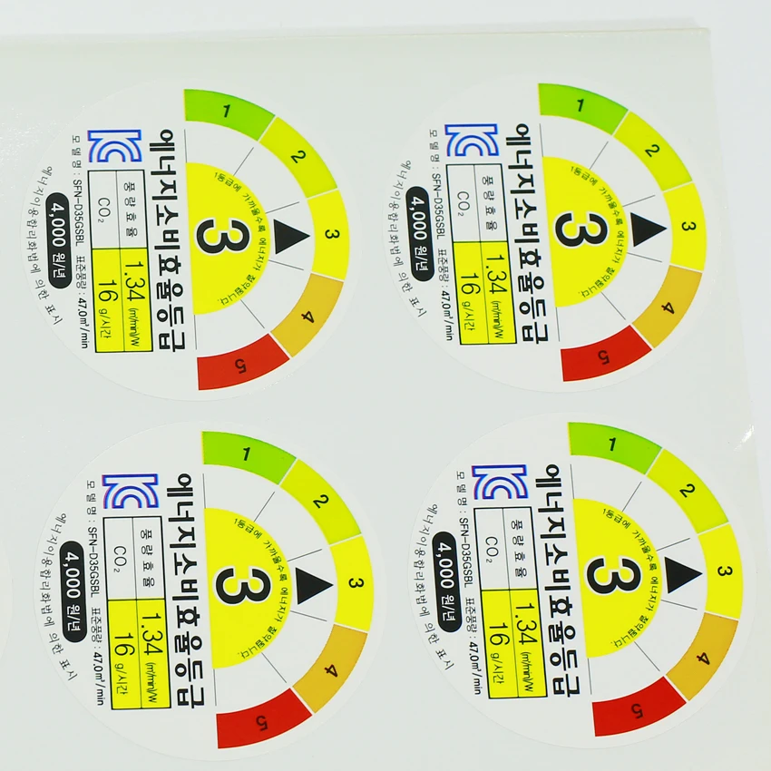 Self adhesive round vinyl clear sticker roll manufacturer circle logo die cut custom sticker