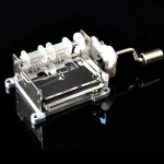 Self made music mechanical part to make your own music box kit