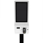 Self Ordering Kiosk 23.6 inch LCD Touchscreen Payment Kiosk POS system for Restaurant Hospital Cinema Shopping mall