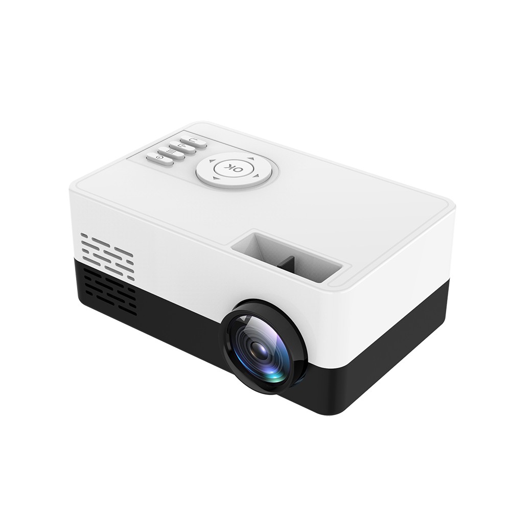Sell Hot Salange Mini Projector J15 white 320*240 Pixels Supports 1080P HD USB Mini Beamer Home Media Player Kids Gift