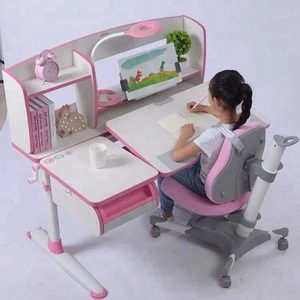 Sell Well ergonomic children adjustable desk and chair for students kids study table