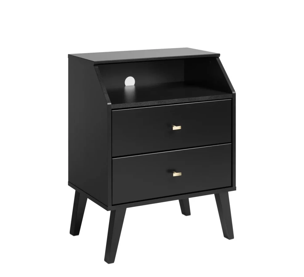 Sell well new type side cabinet solid wood night table bedside
