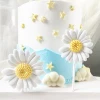 semi, baking accessories cake decorating supplies and cake decorating tools for Birthday Party Festival, Resin daisy