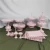 Import Set Metal Pink Party High Tea Iron Dessert Tools Tier Crystal Stand For Wedding Cake from China