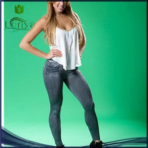 Sexy Women Jeans Look Skinny Jeggings Stretchy Seamless Slim Leggings