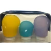 Silicone travel water bottle set