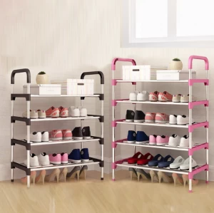 Simple Trending Display Racks Shoes Home Office Furniture Shelf Shoe Shelf Storage Organizer, Several Color for Option