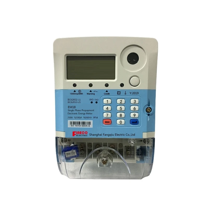 Single-phase prepaid electricity meter prepaid kwh meter smart card electricity meter
