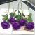 Import Single wedding living room home decoration simulation plastic dried flower bouquet rose artificial flowers from China