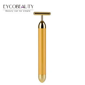 skin care tools T shaped 24k gold facial beauty bar firming skin