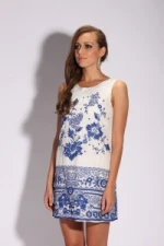 Sleeveless Mini Chinese Traditional One Piece Dress Pattern