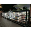 Sliding Glass Door Upright Refrigerated Commercial Display  Counters Fridge