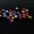 Import Slotted Tungsten beads rainbow color round heavy head beads fly tying big metal beads jig head from China
