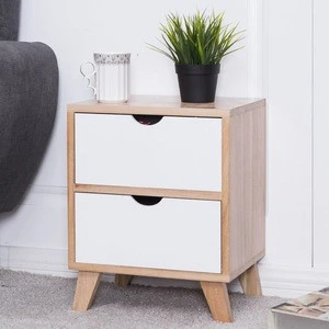 Small drawer storage cabinet bedside table nightstands