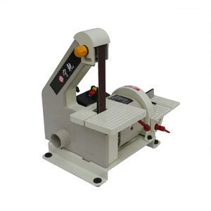 Small household belt sander machine for woodworking and metal grinding