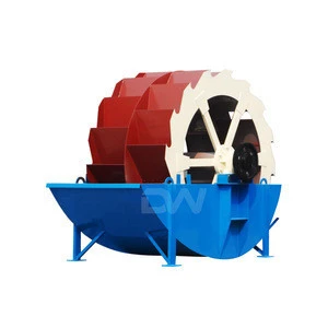 small  quarry sea river silica washer screw spiral bucket wheel water sand washing machine equipment manufacturer price