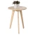 Import Small & smart  sofa side table modern wood coffee round table from China