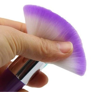 Soft Nylon Acrylic Plastic Make Up Cosmetic Nail Art Dust Remover Powder Cleaning Brush