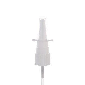 Special design plastic hand pressure nasal sprayer with bottle