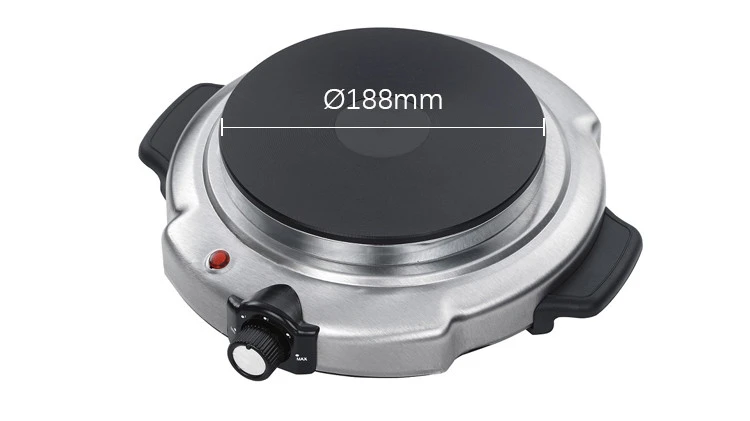 Stainless Steel 1500W Electronic Temperature Control Solid Mini Hot Plate
