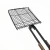 Import stainless steel baking bbq grill wire mesh barbecue grid basket with separated wooden handle from China