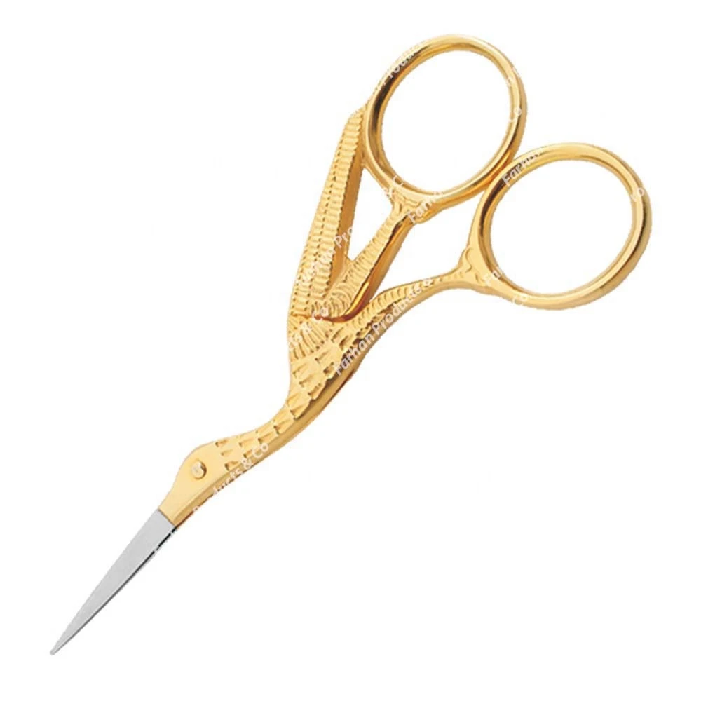 Stainless Steel Facial Hair Scissor Nose Hair & Beard Scissors Cuticle