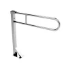 Stainless steel flip up grab bar with pole in hospital,toilet for disabled person and old people 143xFP
