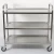 Import Stainless steel square tube food service trolley/dining trolley from China