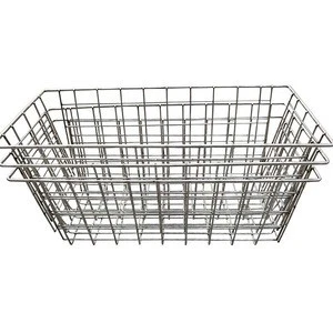 Stainless steel wire mesh metal storage basket
