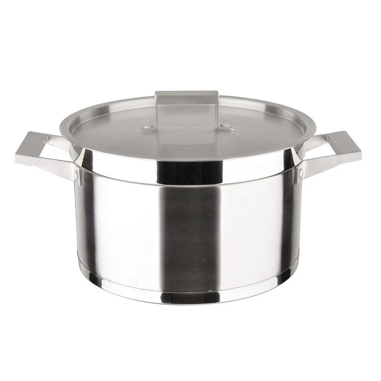 Straight Cooking Pot Soup & Stock Pots for Cooking Wholesale Hot Sale 304 Stainless Steel Metal Eco-friendly