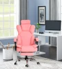 Stylish Design Pink Executive revolving home office Chair Leather Ergonomic Swivel girls Office Chairs