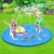 Import Sunbeauty Backyard Water Inflatable Splash Pad Round Baby Water Sprinkler Fountain Water Play Mat from China