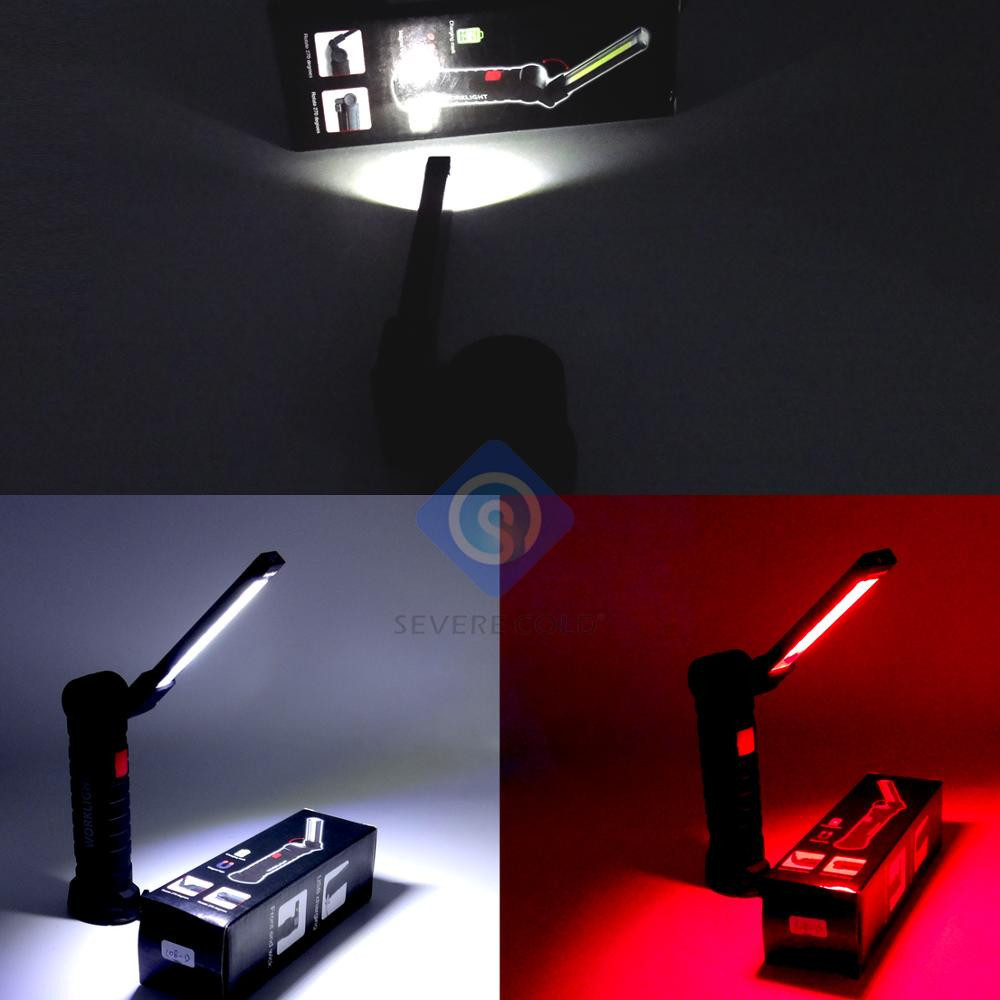 Buy Super Bright W-51 W-52 Cob Usb Rechargeable 180 Degree Car ...