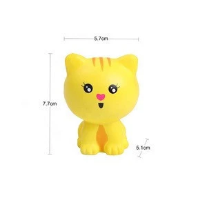 Super mini custom small souvenir cat squishy toy animal