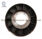 Superalloy turbine wheel used for aviation spare parts