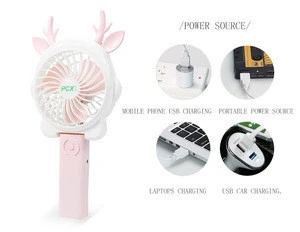 Table Portable Phone Original  Cooling  Standing Hand with  Price Quiet Led Heater Usb Fan Mini