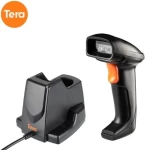Tera Android Handheld Barcode 2D QR Charging Base 1Mega Pixel Camera 433mhz Warehouse  Barcode Reader Scanner HW0007-BT