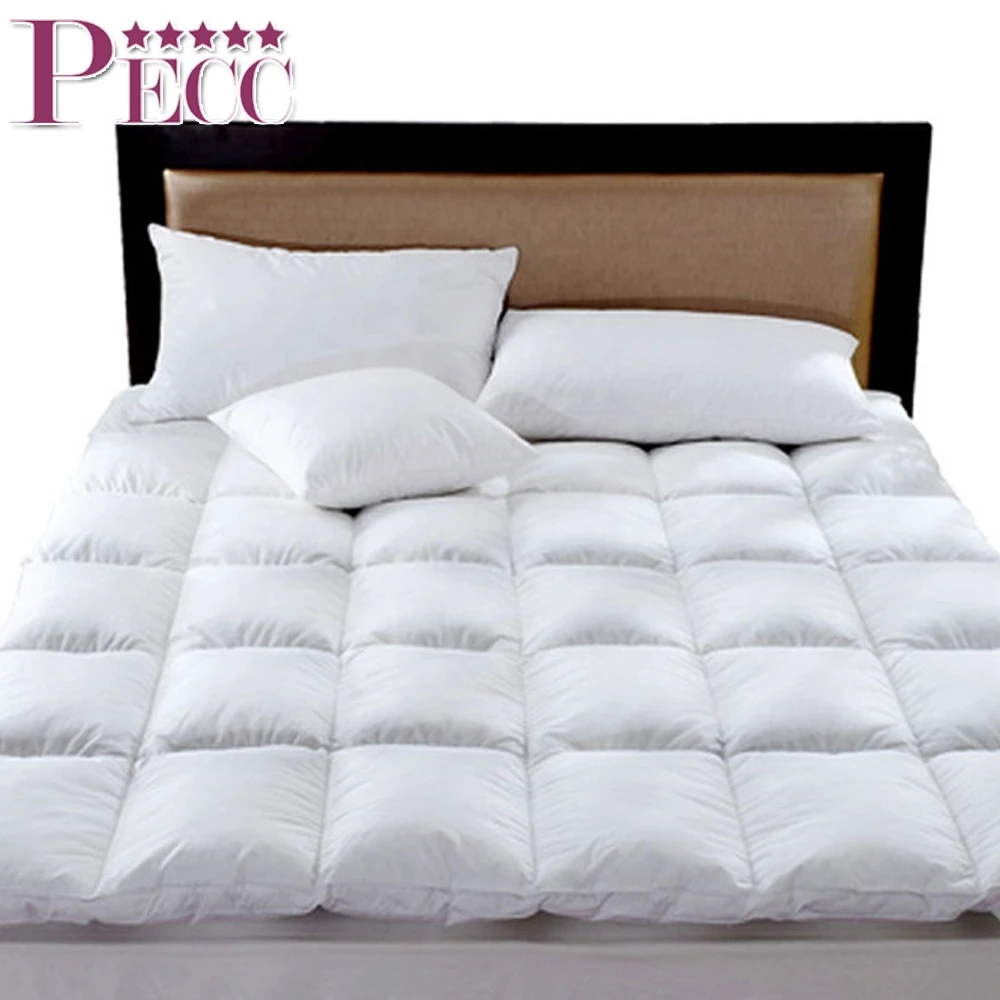 The Best Single Fiber Fill Bed Mattress Pad Topper With Competitive Price From China Supplier