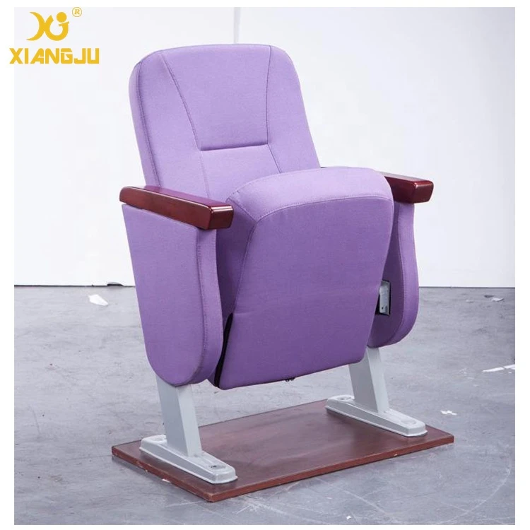 Theater cinema hall vip writing tablet and desk commercial seat folding auditorium chair