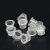 Import Three Sizes Plastic Eyebrow Tattoo Accessories Semi Permanent Makeup Pigment Transparent Disposable ink cups tattoo standing from China