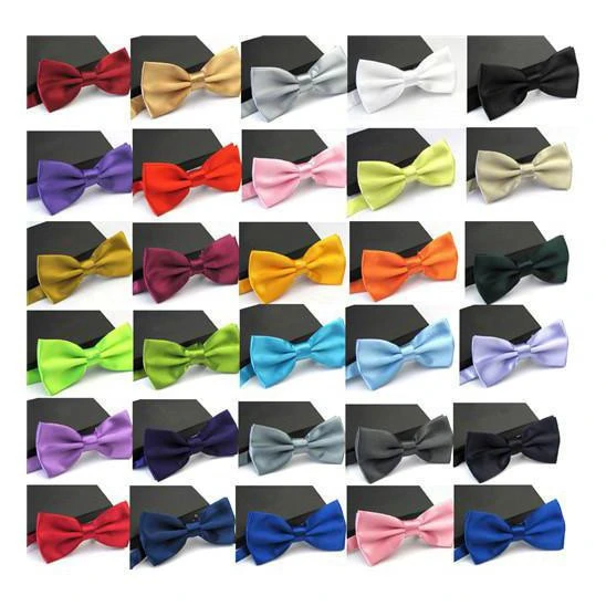 Ties for Men Fashion Tuxedo Classic Mixed Solid Color Butterfly Wedding Party Bowtie Bow Tie Men&#x27;s