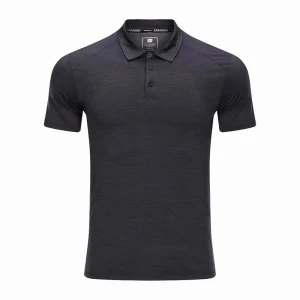 Top Quality Breathable Gray Polo T-shirt