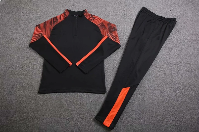 Top quality Custom Half Zip Tracksuits Design Sports Soccer Training Suits Kits Uniforms