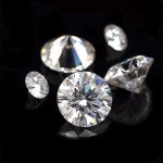 Top quality round brilliant 8 hearts & 8 arrows cut diamond D EF GH white clear moissanite loose gemstone