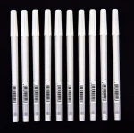 TOUCHNEW 0.8mm White Highlighter Pen Sketch Fine Liner Pen Scribble Pen Paint Design Art Markers for School Supplies