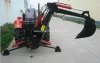 Tractors backhoe for farm tractor with front loader and backhoe