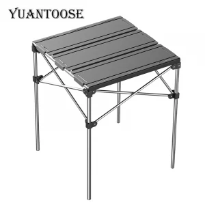 Travel Folding Table with Telescopic Table Legs Camping Aluminum New Camping Outdoor Furniture Metal