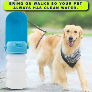 Travel Size Water Dispenser Pet Hydration Portable Foldable & Collapsible Dog Water Bottle
