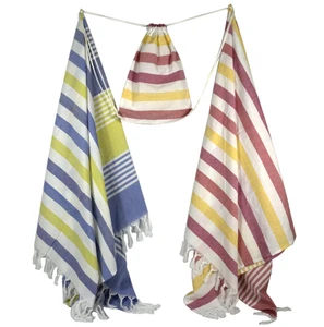 Turkish Towel From Manufacturer Turkey, Turkish Beach Towel, Striped Cotton Sandfree Beach Towel