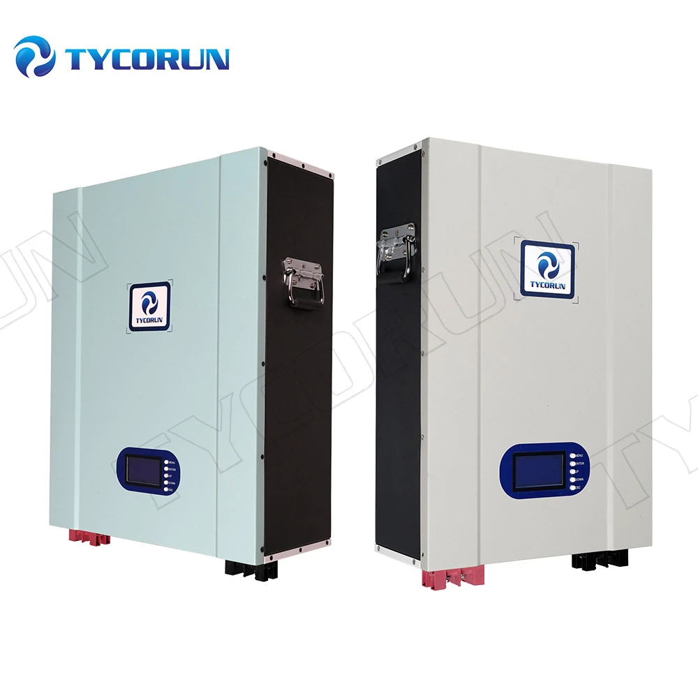 Tycorun battery pack 48v 200ah lithium ion battery power wall 10kwh battery storage with bms LCD display